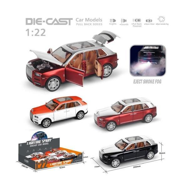 Nessi World HCL-806PA Çek Bırak 1:22 Sesli Ve Işıklı Buharlı RR-Lüx Metal Jeep - Image 1