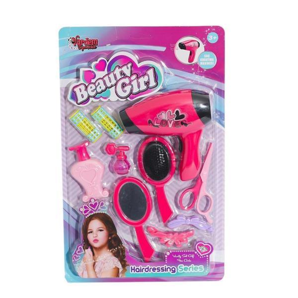 Nessiworld YD-3615-3 Kartela Saç Kurutmalı Güzellik Seti -Vardem Oyuncak - Image 1