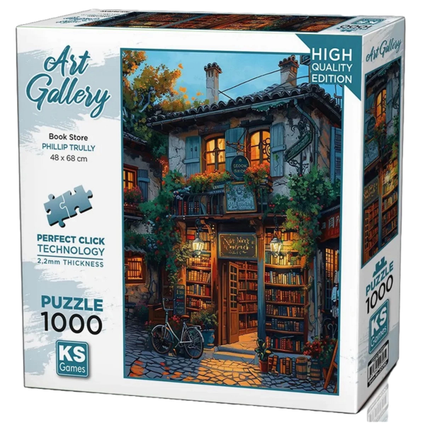Nessi World KS Games Book Store Puzzle 1000 Parça 20790 - Image 1