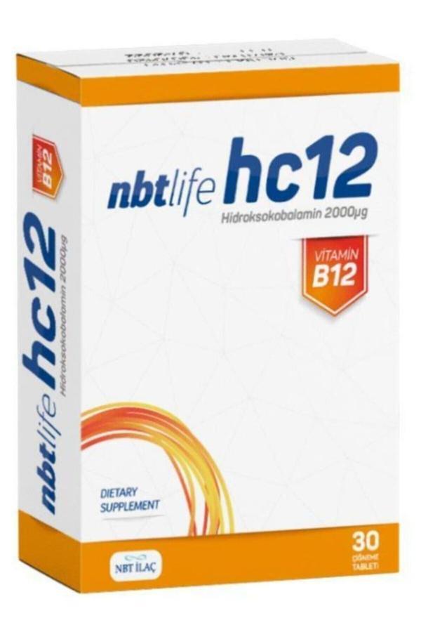 Nbt Life Hc12 Vitamin B12 30 Çiğneme Tableti - Image 1