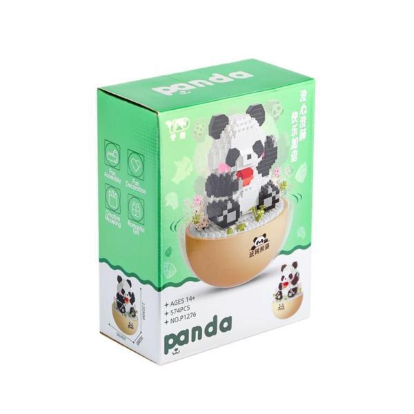 Nessi World P1276 Panlos Panda 574 Parça Blok Seti -Vagon life - Image 1