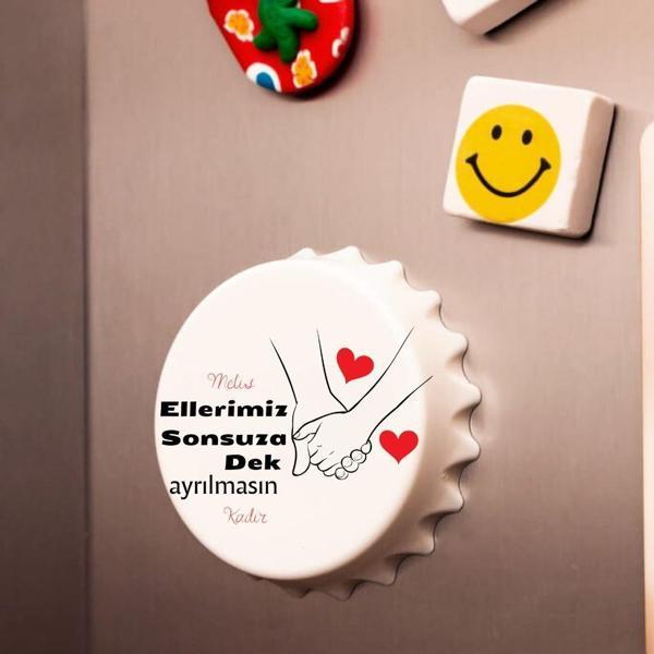 Sevgililere Özel Baskılı Magnet Açacak 2912-14 - Image 1
