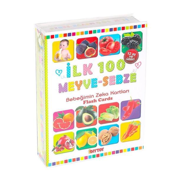 1765 FLASH CARD İLK 100 MEYVELER EĞİTİCİ KARTLAR - Image 1