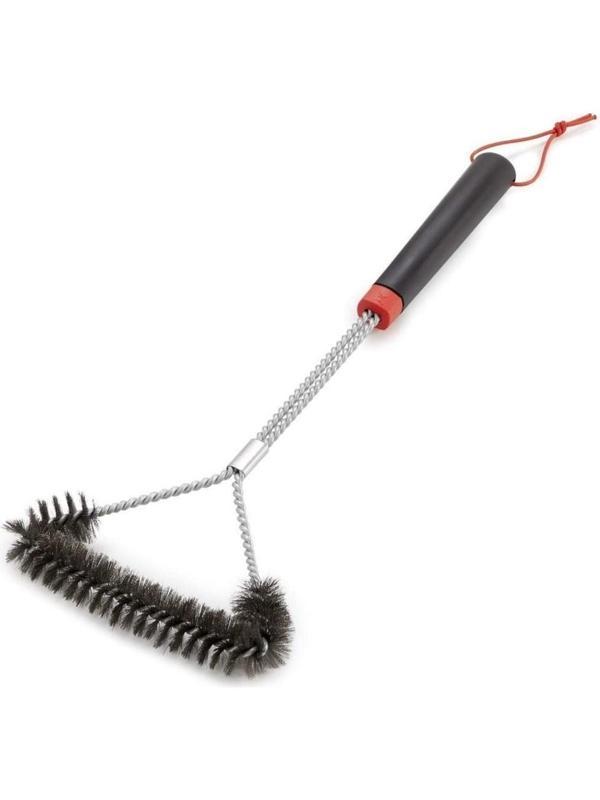Weber 6278 Üç Taraflı Kıl Izgara Fırçası 46 cm - Image 1