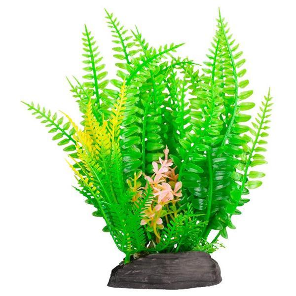 Netx Akvaryum Dekor Plastik Bitki 18cm M-737 Tekli  - Image 1