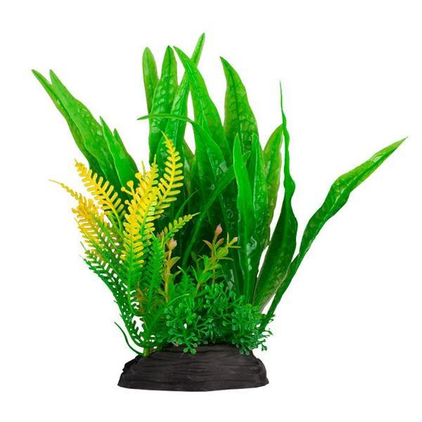 Netx Akvaryum Dekor Plastik Bitki 18cm M-740 Tekli  - Image 1