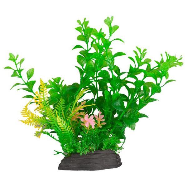 Netx Akvaryum Dekor Plastik Bitki 18cm M-743 Tekli  - Image 1