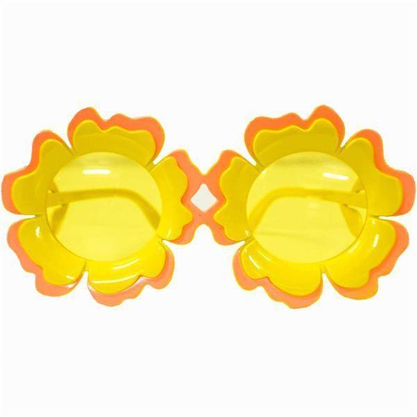 Nessi World Papatya Şekilli Turuncu Sarı Renkli Hawaii Konsept Parti Gözlüğü 15x7 cm - Image 1