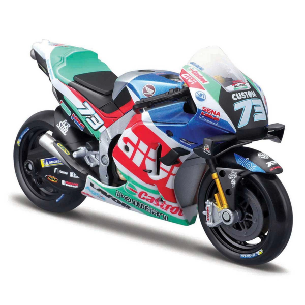 Nessi World Maisto 1:18 LCR Honda 2021 Model Motosiklet - Image 1