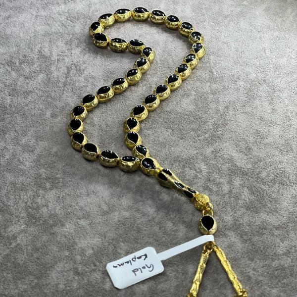 Gold Kaplama Çelik Tesbih 20 CM - Image 1