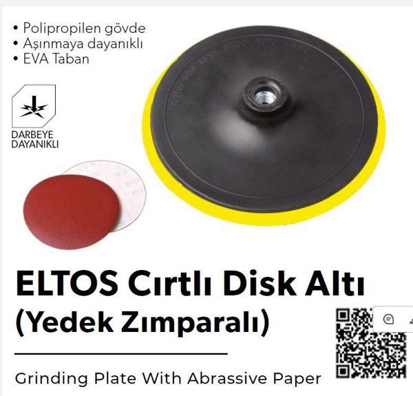 ELTOS CIRTLI DİSK ALTI 180mm YEDEK ZIMPARALI - Image 1