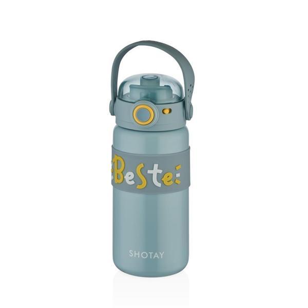 Shotay Çelik Matara Çocuk 500Ml Mavi - Image 1