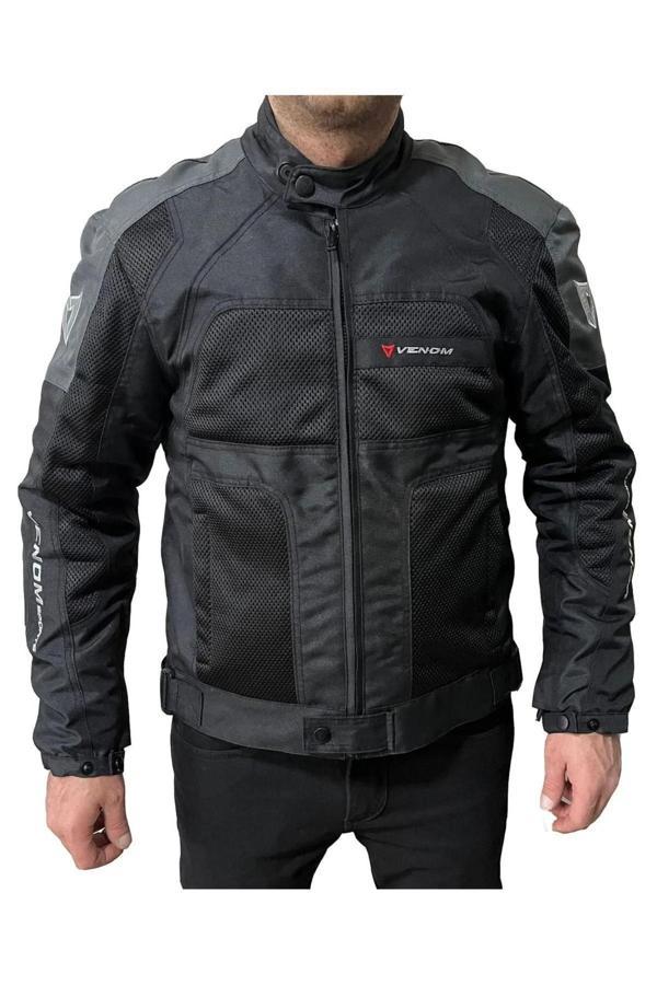 VENOM 4 MEVSİM CEKET DYNAMIC SİYAH GRİ - Image 1