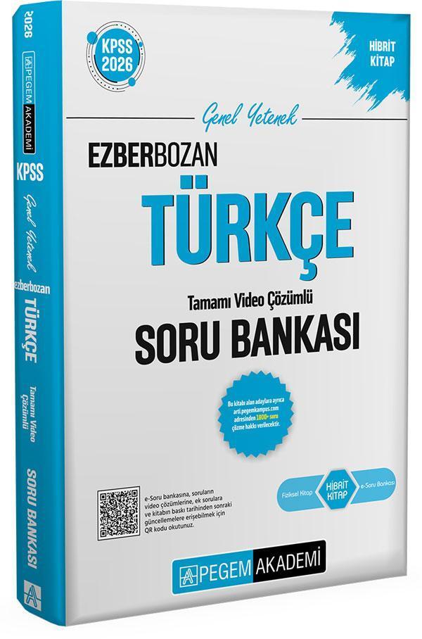2026 KPSS Genel Yetenek Genel Kültür Ezberbozan Türkçe Tamamı Video Çözümlü Soru Bankası Pegem Akade - Bi bigelio - Image 1