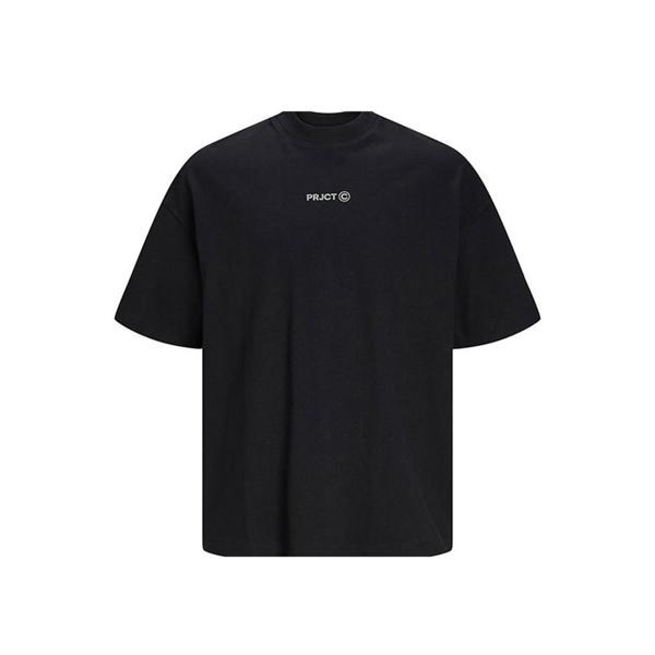 Erkek T-Shirt Jcoprjct Tee Ss Crew Neck 12250713-Black - Image 1