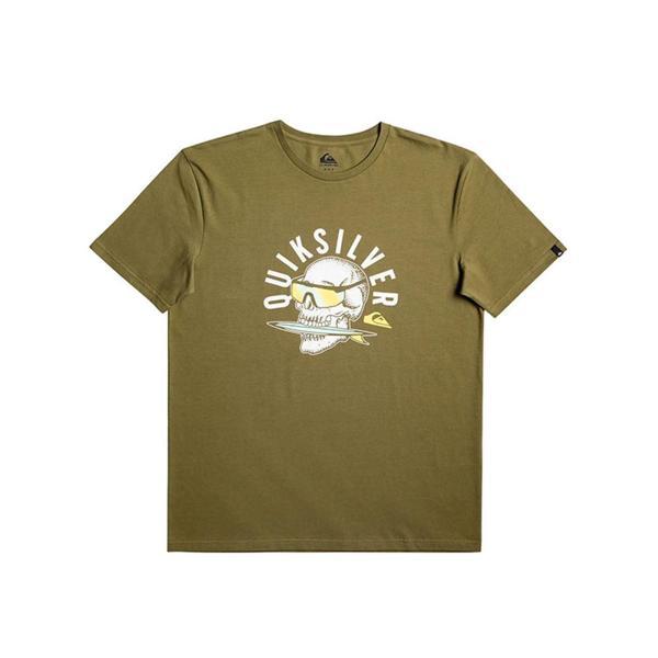 Erkek T-Shirt Qsrockınskull M Tees EQYZT07278-GPH0 - Image 1