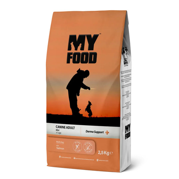My Food Somonlu Mini Irk Yetişkin Köpek Maması 2,5 kg - Image 1