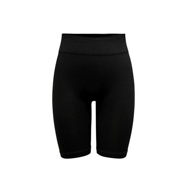 Kadın Şort Onpjaıa Lıfe Hw Seam Long Shorts Noos 15253714-Black - Image 1
