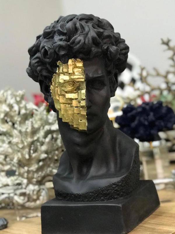 Dekoratif Hermes Büst Heykeli - Image 1