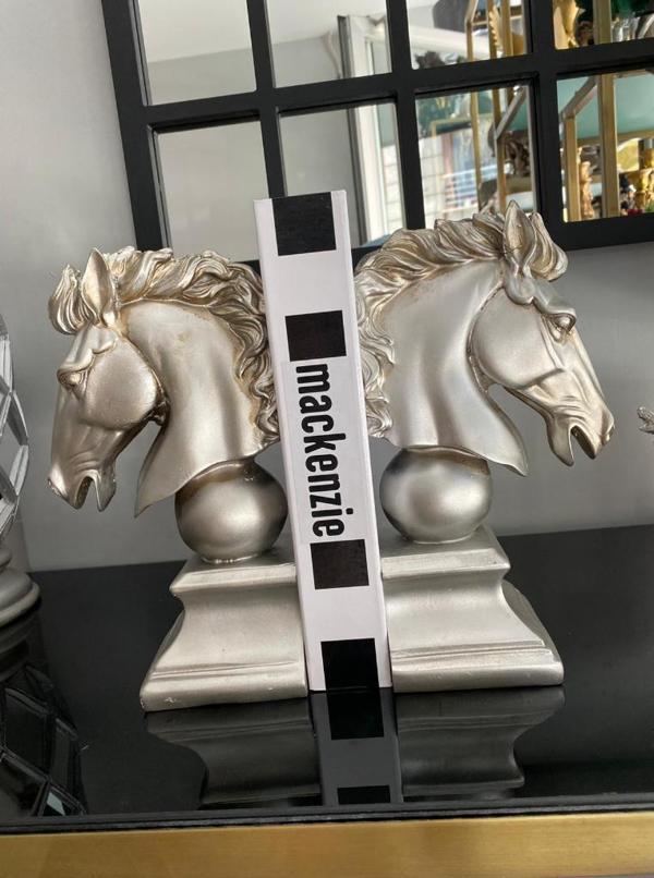 2 Li Kitap Tutucu At Biblo  - Image 1