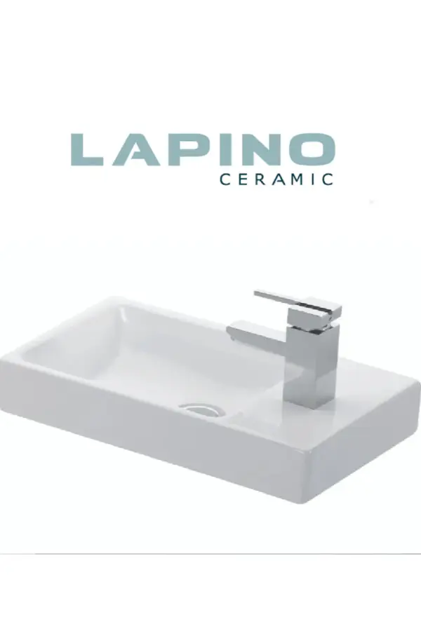 Esvit Lapino Ceramic Minos 4057 - 45 Cm Dolap Uyumlu Lavabo - Image 1