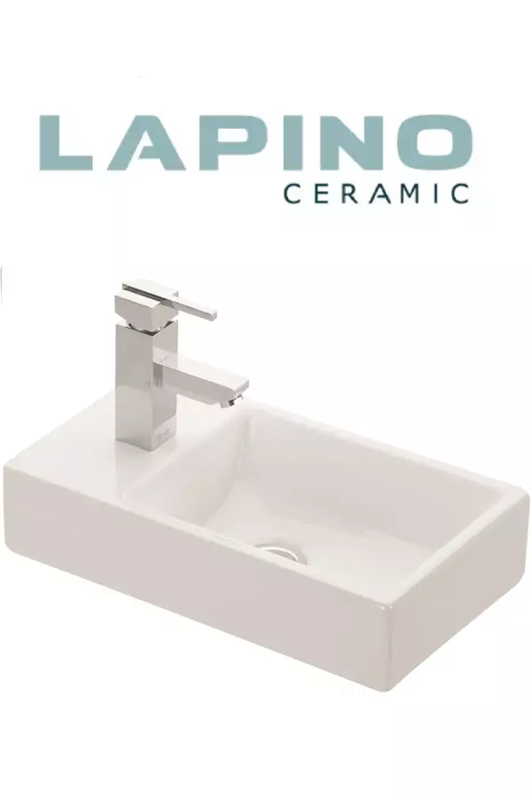 Esvit Lapino Ceramic Minos 4757 - 45 Cm Dolap Uyumlu Lavabo - Image 1