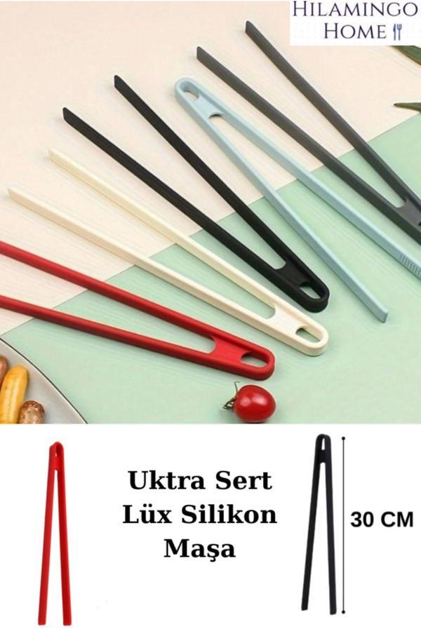 Hilamingo Home Lüx Ultra Sert Silikon Kızartma Maşası-Servis Maşası - Image 1