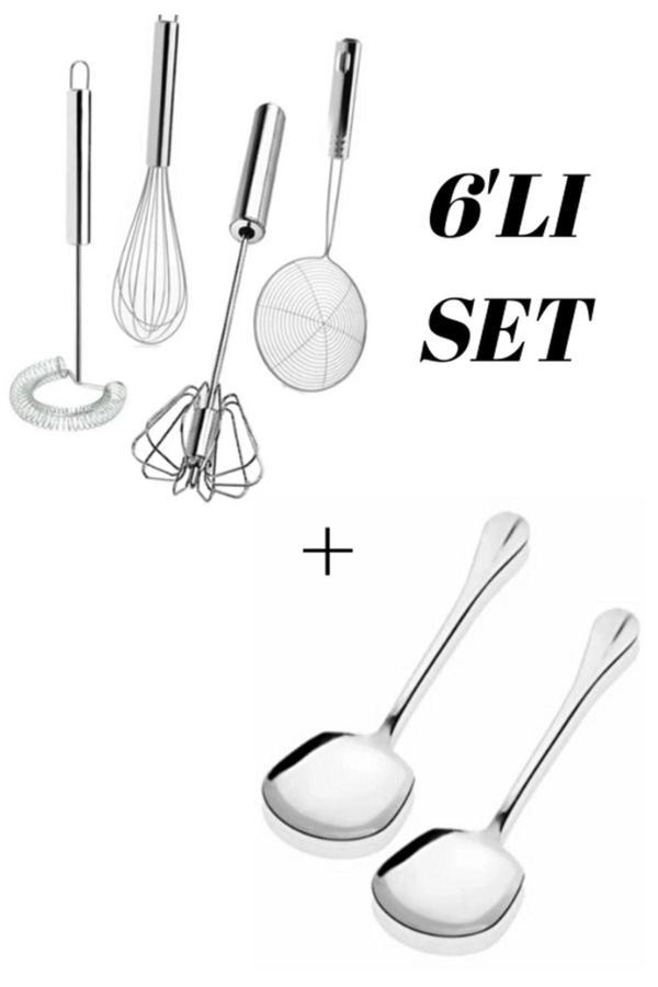 Hilamingo Home 6'Lı Mutfak Yemek Hazırlık Ve Sunum Seti - Image 1
