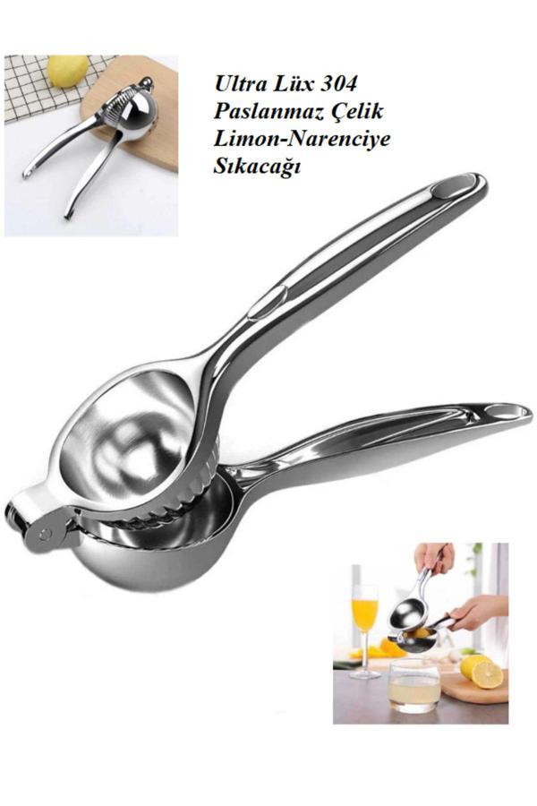 Hilamingo Home Ultra Lüx 304 Paslanmaz Çelik Limon Narenciye Sıkacağı - Image 1