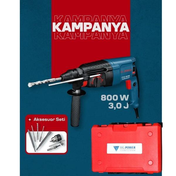 Big Power 800 W Kırıcı Delici + Aksesuar ve Sırt Çantası Seti - Image 1