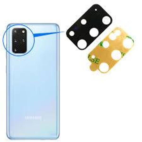 Samsung G985 S20 Plus Arka Kamera Camı ( Çıtasız Sadece Cam) - Image 1