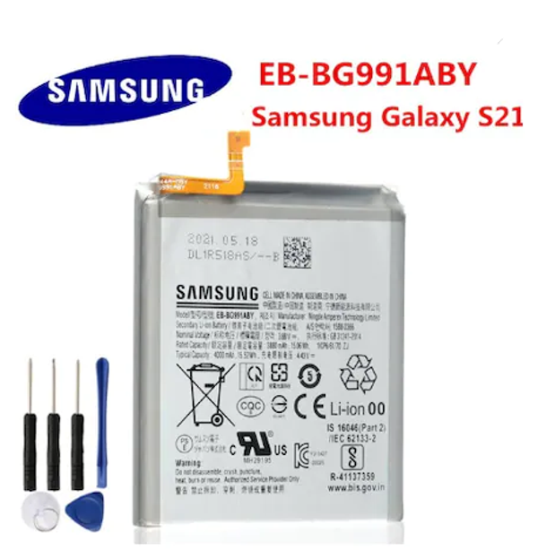 Samsung S21 G991 Batarya Pil + Tamir Seti - Image 1