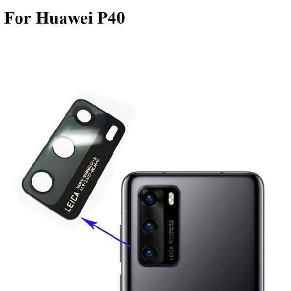 Huawei P40 Arka Kamera Camı (Çıtasız Sadece Cam) - Image 1