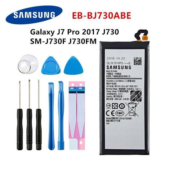 Samsung J7 Pro J730 Batarya Pil + Tamir Seti - Image 1