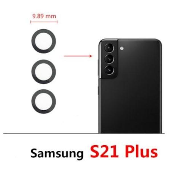 Samsung G996 S21 Plus Arka Kamera Camı ( Çıtasız Sadece Cam) - Image 1