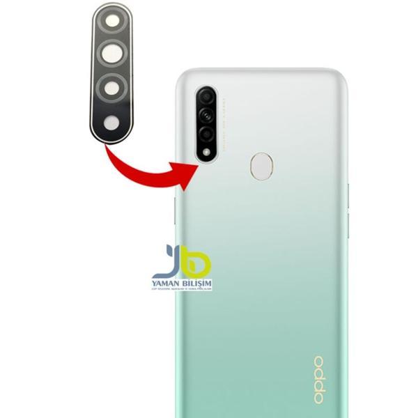 Oppo A31 Arka Kamera Camı Lensi (Çıtasız Sadece Cam) - Image 1