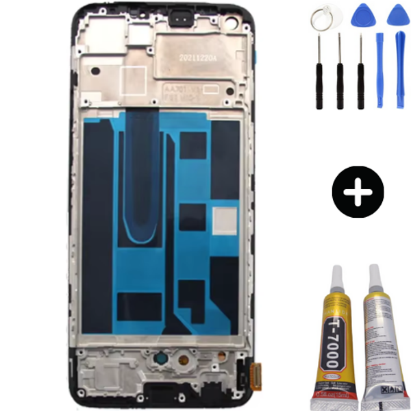 Realme 8 Pro Uyumlu  A Kalite Lcd Ekran Dokunmatik + Montaj Seti - Image 1