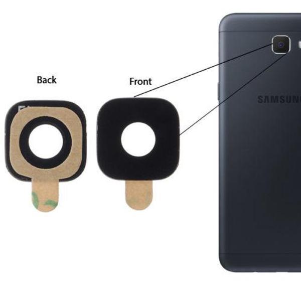 Samsung G615 J7 Max Arka Kamera Camı ( Çıtasız Sadece Cam) - Image 1
