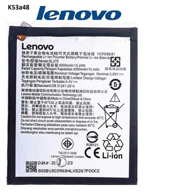 Lenovo K6 Note Pil Batarya K53A48 Bl270 - Image 1
