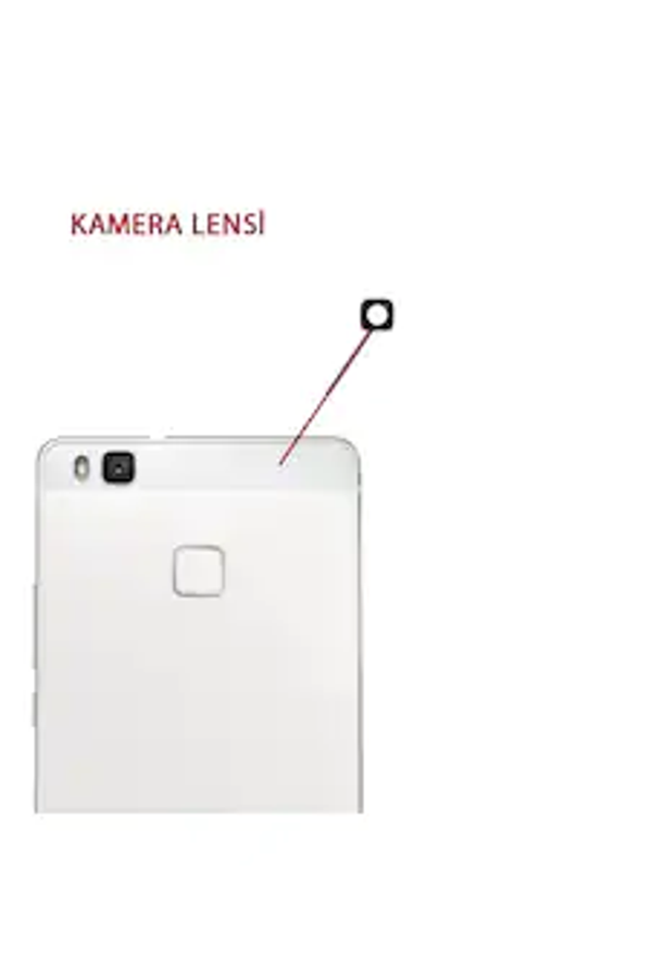 Huawei P9 Lite Arka Kamera Camı Lensi (Çıtasız Sadece Cam) - Image 1