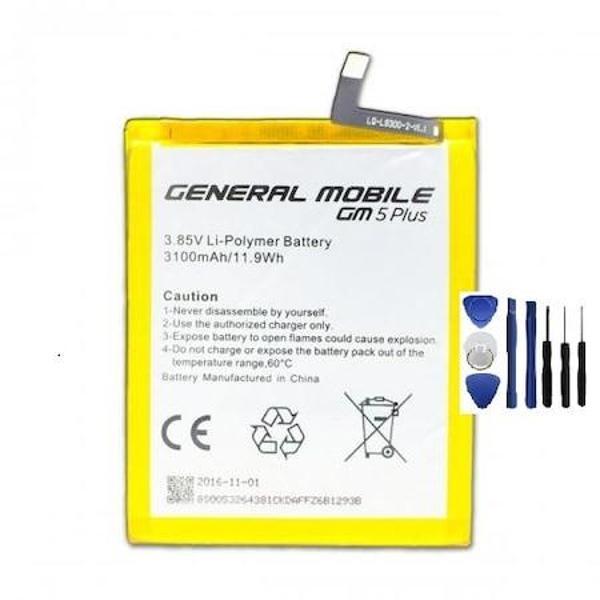 General Mobile Gm5 Plus Pil Batarya ve Tamir Seti - Image 1