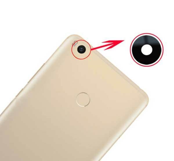 Xiaomi Mi Max 2 Arka Kamera Camı (Çıtasız Sadece Cam) - Image 1