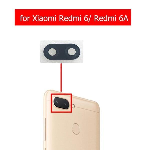 Xiaomi Redmi 6A  Arka Kamera Camı (Çıtasız Sadece Cam) - Image 1