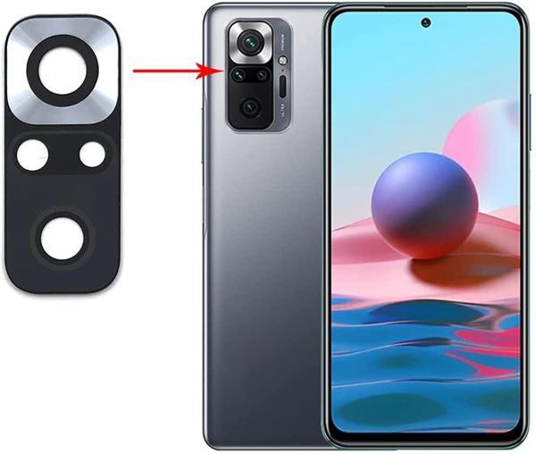 Xiaomi Redmi Note 10 Pro Arka Kamera Camı (Çıtasız Sadece Cam) - Image 1