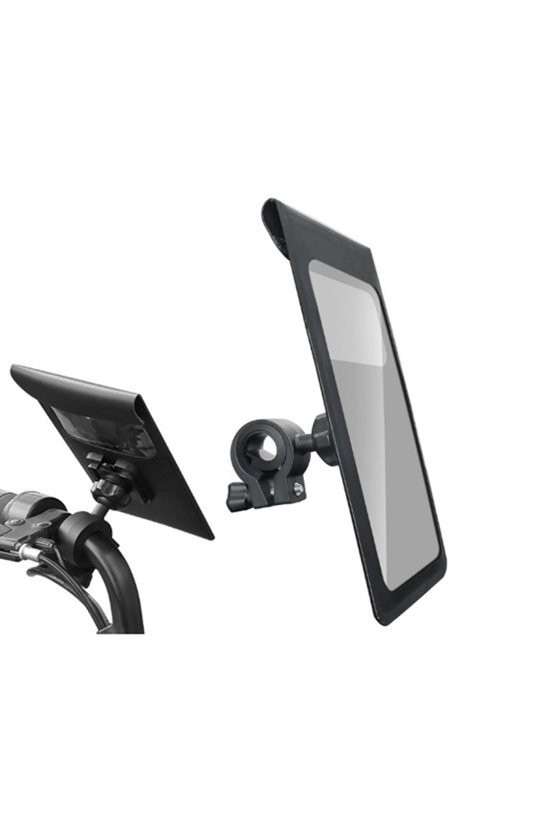 Motosiklet Bisiklet 360° Döndürülebilir Su Geçirmez Telefon Kılıfı Telefon Tutucu 4’’-7.2 İnç - Image 1