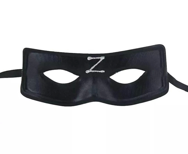 Zorro Maskesi Arkadan Lastikli Z Baskılı - Image 1