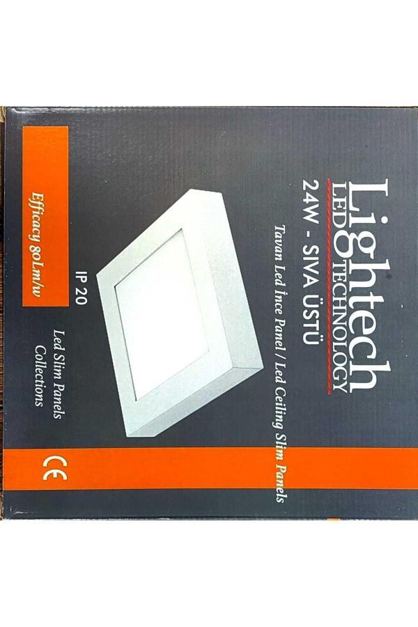 Lightech 24W Kare Sıva Üstü Panel 6500K - Image 1
