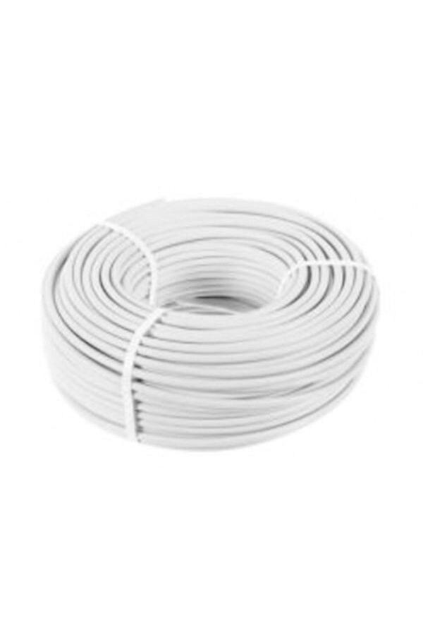 Miimticaret (30 Metre) 3X1.5 Ttr Cca Elektrik Kablosu-Cca Kablo Beyaz - Sas Marka - Image 1
