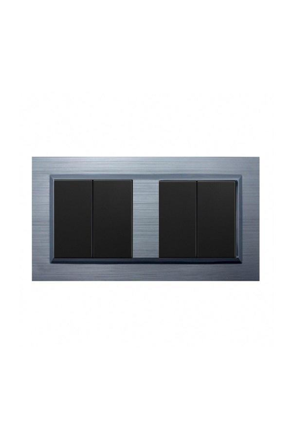 Ovivo Quantum Gümüş 2'Li Set Komütatör + Komütatör - Image 1
