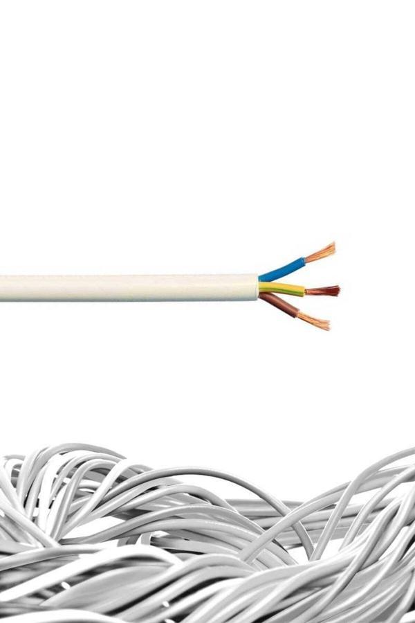 Öznur 20 Metre 3X2,5 Ttr H05Vv-F Beyaz - Image 1